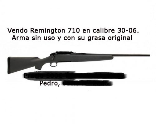 Remington 70 sin uso y con grasa original
