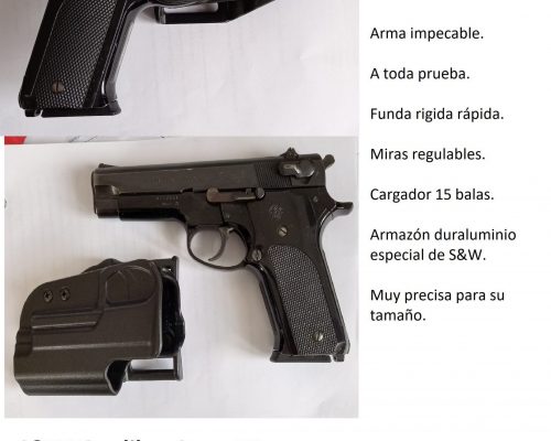 Pistola S&W59 9mm parabellum