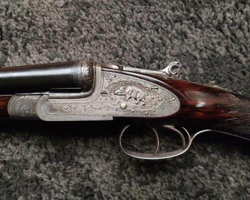 Escopeta de colección. Paralela Crucelegui Hermanos