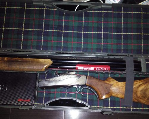 Escopeta superpuesta modelo 828 U Silver