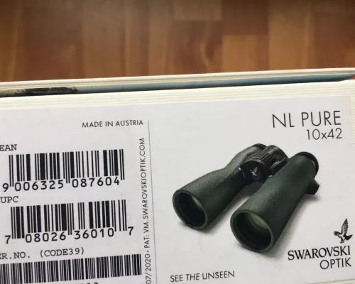 Prismáticos Swarovski Optik NL Pure 10×42.