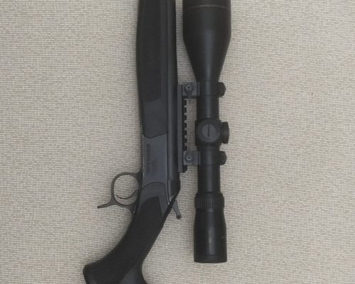 Rifle bergara 243 con mira y termico guide 435