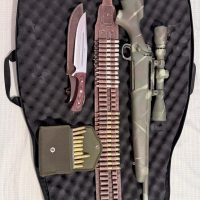 VENDO CONJUNTO RIFLE+BALAS+CUCHILLO