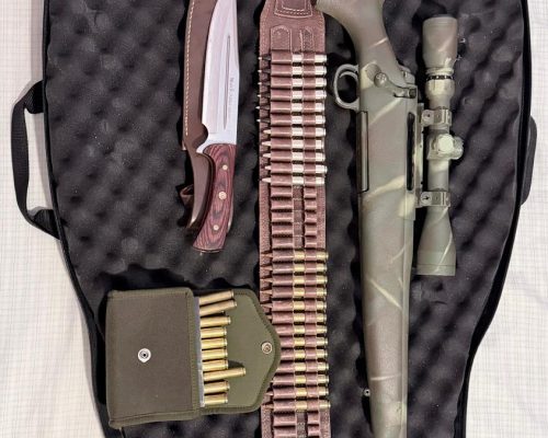 VENDO CONJUNTO RIFLE+BALAS+CUCHILLO
