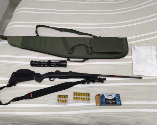 Rifle winchester Magnum + armero