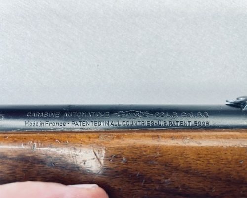 VENDO RIFLE 22 MARCA GEVARNM